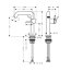Hansgrohe Tecturis S Bateria umywalkowa Fine CoolStart EcoSmart+ z korkiem chrom 73342000 - zdjęcie 2