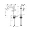 Hansgrohe Tecturis S Bateria umywalkowa CoolStart EcoSmart+ bez korka czarny mat 73341670 - zdjęcie 2