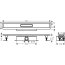 Hansgrohe uBox Universal Zestaw do montażu standardowego 80 cm kompletny do odpływu liniowego do wyłożenia płytkami 56024180 - zdjęcie 3