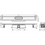 Hansgrohe uBox Universal Zestaw do montażu standardowego 90 cm kompletny do odpływu liniowego do wyłożenia płytkami 56025180 - zdjęcie 3