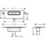 Hansgrohe uBox Universal Zestaw podstawowy do odpływu liniowego montaż wertykalny 01002180 - zdjęcie 3
