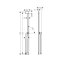 Hansgrohe Unica E Puro Zestaw Drążek prysznicowy 90 cm + wąż 160 cm chrom 24403000 - zdjęcie 2