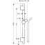 Hansgrohe Unica’S Puro Drążek prysznicowy 90 cm brąz szczotkowany 28631140 - zdjęcie 2