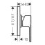 Hansgrohe Vernis Blend Bateria prysznicowa podtynkowa chrom 71662000 - zdjęcie 2