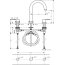 Hansgrohe Vernis Blend Bateria umywalkowa 3 otworowa chrom 71553000 - zdjęcie 3