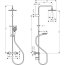 Hansgrohe Vernis Blend Zestaw prysznicowy termostatyczny natynkowy z deszczownicą czarny mat 26276670 - zdjęcie 2