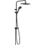 Hansgrohe Vernis Shape Zestaw prysznicowy natynkowy z deszczownicą czarny mat 26289670 - zdjęcie 1