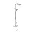 Hansgrohe Vernis Shape Zestaw wannowo-prysznicowy termostatyczny natynkowy z deszczownicą chrom 26284000 - zdjęcie 1