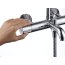 Hansgrohe Vernis Shape Zestaw wannowo-prysznicowy termostatyczny natynkowy z deszczownicą chrom 26284000 - zdjęcie 3