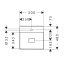 Hansgrohe Xevolos E Umywalka wisząca lub meblowa 50x48 cm z otworem na baterię biały połysk z powłoką SmartClean 61088450 - zdjęcie 3