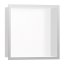 Hansgrohe XtraStoris Individual Wnęka ścienna 30x30 cm biały mat/stal szlachetna szczotkowana 56099800 - zdjęcie 1