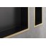 Hansgrohe XtraStoris Individual Wnęka ścienna czarny mat z ozdobną ramą 30 x 15 x 10 cm złoty optyczny polerowany 56095990 - zdjęcie 2