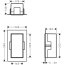 Hansgrohe XtraStoris Minimalistic Wnęka ścienna 30x15 cm czarny mat 56076670 - zdjęcie 3