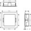 Hansgrohe XtraStoris Minimalistic Wnęka ścienna bez ozdobnej ramy 30 x 30 x 10 cm biały mat 56073700 - zdjęcie 3