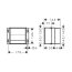 Hansgrohe XtraStoris Original Wnęka ścienna na papier toaletowy 15x15x14 cm stal szlachetna szczotkowana 56065800 - zdjęcie 3
