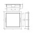 Hansgrohe XtraStoris Original Wnęka ścienna z ozdobną ramką 30x30x7 cm czarny mat 56093670 - zdjęcie 2