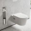 Hansgrohe XtraStoris Rock Wnęka ścienna na papier toaletowy z pojemnikiem na szczotkę toaletową i drzwiczkami do wyłożenia płytkami czarny mat 56062670 - zdjęcie 7