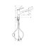 Hansgrohe Zesis M33 Bateria kuchenna z wyciąganą wylewką czarny mat 74820670 - zdjęcie 2