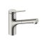 Hansgrohe Zesis M33 Bateria kuchenna podokienna z wyciąganą wylewką stal szlachetna 74821800 - zdjęcie 1