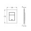 Grohe Skate Cosmopolitan S Przycisk WC phantom black 37535KF0 - zdjęcie 2