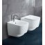 Hatria Fusion 48 Zestaw Toaleta WC podwieszana 48x35 cm z deską sedesową wolnoopadającą, biała 00YXZL01+00Y1EY01 - zdjęcie 2