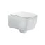 Hatria Fusion Q Zestaw Toaleta WC podwieszana 53x35,5 cm z deską sedesową wolnoopadającą, biały YXBV YXWY+YXVZ - zdjęcie 6
