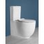 Hatria Le Fiabe Toaleta WC kompaktowa 36x66,5x41 cm bez kołnierza, biała Y1E801 - zdjęcie 2