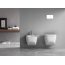 Hatria Next Toaleta WC podwieszana 36x56x31 cm bez kołnierza, biała Y1F101 - zdjęcie 7
