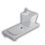 Hatria G-Full Wielofunkcyjna ławka wisząca z toaletą WC i miejscem na umywalkę 120x50 cm lewa, biała YXJX01 - zdjęcie 1