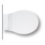 Hatria Nido Toaleta WC podwieszana 54,8x36,5 cm, biała YXMD01 - zdjęcie 10