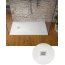 Hatria Petra H3 Ardesia Brodzik prostokątny 140x80 cm biały PA14008000100 - zdjęcie 2