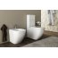 Hidra Dial Muszla klozetowa miska WC kompaktowa 70x38x42 cm, biała DL12 - zdjęcie 1