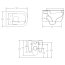 Hidra Faster Muszla klozetowa miska WC podwieszana owalna 52,5x36,5xh36 cm, biały FAW10 - zdjęcie 3
