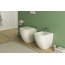 Hidra Faster Muszla klozetowa miska WC stojąca owalna 52,5x36,5xh42 cm z deską wolnoopadającą, biała FA10+FAZ - zdjęcie 2