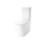Hidra Faster Toaleta WC stojąca kompaktowa bez kołnierza biały połysk FAR12.001 - zdjęcie 1