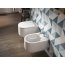 Hidra Gio Evolution Zestaw Toaleta WC podwieszana 55x36,5 cm Rimless bez kołnierza z deską wolnoopadającą biały GWR20+GZQ - zdjęcie 4