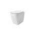 Hidra Kiub Toaleta WC stojąca bez kołnierza biały połysk KIR20.001 - zdjęcie 1