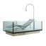 Hoesch Water Lounge Wanna prostokątna 200x120 cm z leżanką, szklana/stalowa 3690 - zdjęcie 1