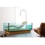 Hoesch Water Lounge Wanna prostokątna 200x120 cm z leżanką, szklana/drewniana 3704 - zdjęcie 4