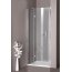Huppe Aura Elegance 4-kąt Drzwi skrzydłowe ze stałym segmentem do wnęki 90x190 cm profile chrom eloxal, szkło sand plus 400102.092.315 - zdjęcie 1