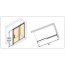 Huppe Aura Elegance 4-kąt Drzwi suwane 1-częściowe ze stałym segmentem 120x200 cm profile chrom eloxal szkło przezroczyste Anti-Plaque 401514.092.322 - zdjęcie 3