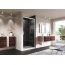 Huppe Aura Elegance 4-kąt Drzwi suwane 1-częściowe ze stałym segmentem 130x190 cm profile chrom eloxal szkło privatima 401505.092.373 - zdjęcie 4