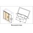 Huppe Aura Elegance 4-kąt Drzwi suwane ze stałym segmentem i częścią boczną 160x200 cm z funkcją soft open/soft close profile białe szkło sand plus Anti-Plaque 401804.055.316.730 - zdjęcie 2