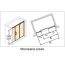 Huppe Aura Elegance 4-kąt Drzwi suwane ze stałym segmentem i częścią boczną 180x200 cm profile białe szkło przezroczyste 401906.055.321 - zdjęcie 2