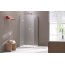 Huppe Aura Elegance 4-kąt Ścianka boczna SW 90x200 cm profile chrom eloxal, szkło przezroczyste Anti-Plaque 400609.092.322 - zdjęcie 4