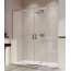 Huppe Aura Elegance Drzwi prysznicowe przesuwne 120-180x120-200 cm na wymiar profile srebrny mat szkło przezroczyste z powłoką Anti-Plaque 402180087322730 - zdjęcie 1