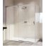 Huppe Aura Elegance Ścianka boczna 20-120x50-200 cm na wymiar profile srebrny mat szkło przezroczyste z powloką AntiPlaque 401680087322 - zdjęcie 1