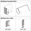 Huppe Aura Elegance Ścianka boczna 20-120x50-200 cm na wymiar profile srebrny mat szkło przezroczyste z powloką AntiPlaque 401680087322 - zdjęcie 2