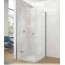 Huppe Aura Pure Drzwi uchylne 70-120x120-200 cm na wymiar lewe profile srebrny połysk szkło przezroczyste z powłoką Anti-Plaque AP0080069322 - zdjęcie 1
