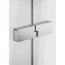 Huppe Aura Pure Drzwi uchylne 90x197 cm prawe profile srebrny połysk szkło przezroczyste z powłoką Anti-Plaque AP0103069322 - zdjęcie 6